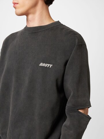 MOUTY Sweatshirt 'ELBOW' in Schwarz