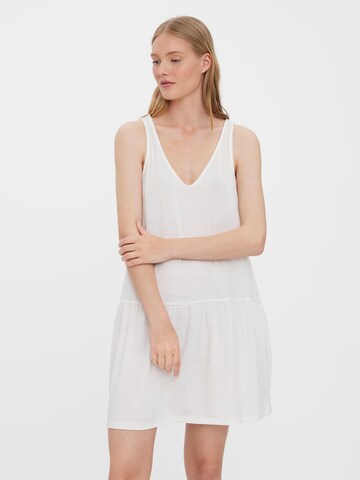 Robe 'ULJAJUNE' VERO MODA en blanc : devant