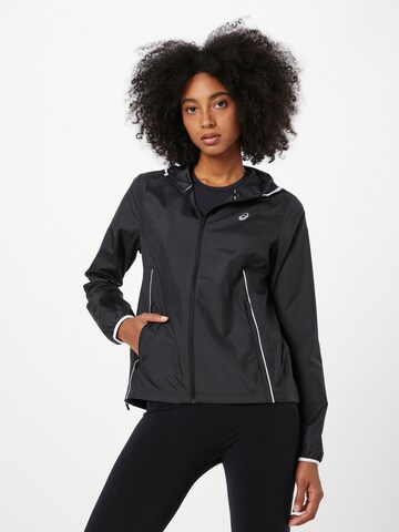 Veste de sport ASICS en noir : devant