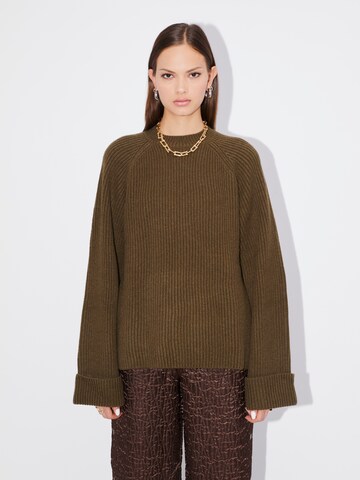 LeGer by Lena Gercke Sweater 'Therese ' in Brown: front