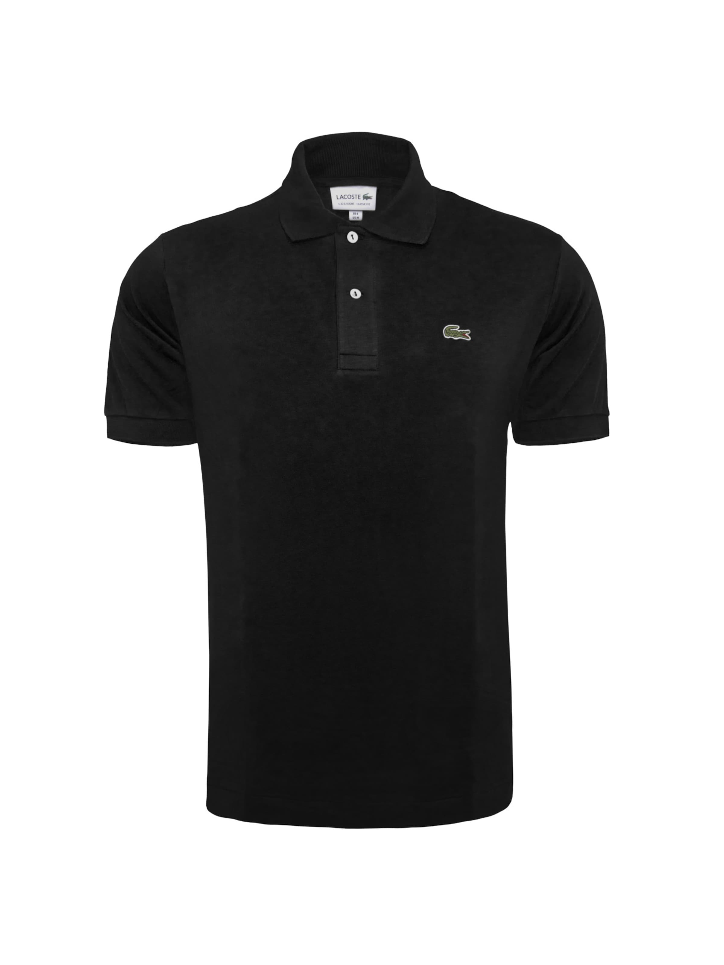 LACOSTE Shirt in Zwart: voorkant