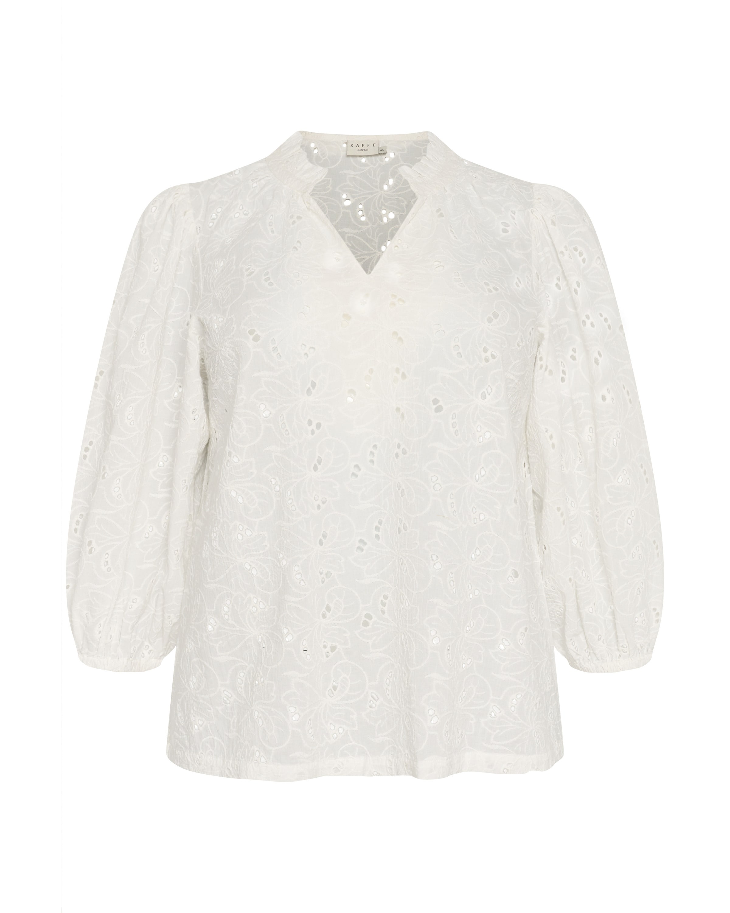 KAFFE CURVE Bluse 'Tenna' in Weiß: Vorderseite