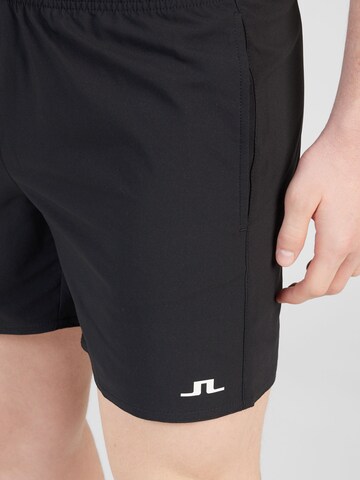 J.Lindeberg Regular Sportshorts 'Preston' in Schwarz