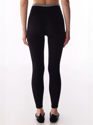 Skinny Leggings 'Gamaschen' Penti en noir