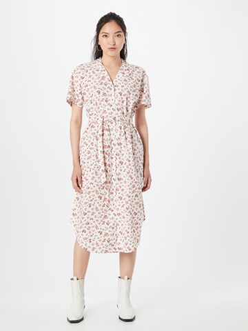 MSCH COPENHAGEN Shirt Dress 'Adrie' in White: front