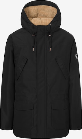 Derbe Winter Jacket 'Festholm' in Black: front