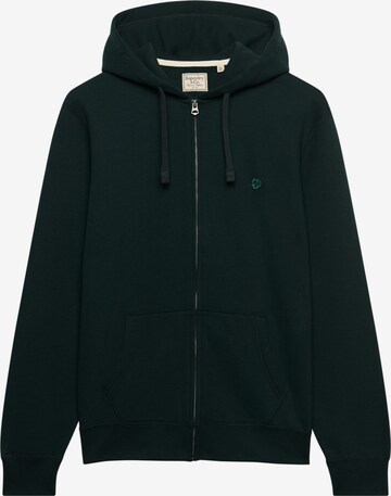 Superdry & Co Sweatjacke 'Essential' in Grün: Vorderseite