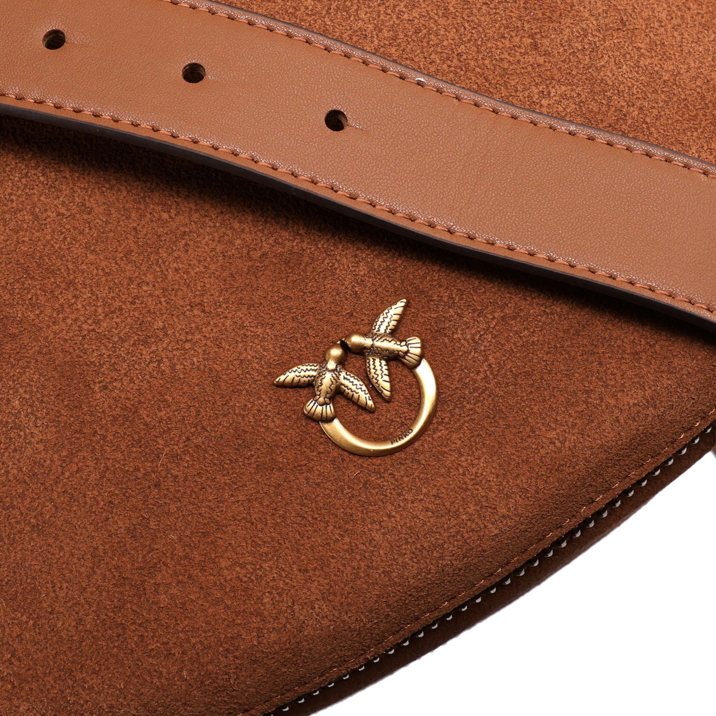 Sac à bandoulière 'Zip Around' PINKO en marron