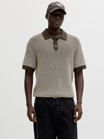 JACK & JONES Pullover 'JPRBLUKINGSLEY' in Braun: Vorderseite