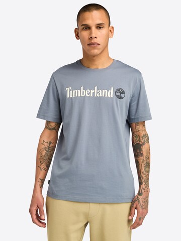 TIMBERLAND - Camiseta en azul: frente