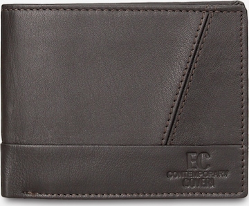 Portamonete 'Portafoglio uomo vera pelle - Astor Prime minimalista' di Coveri Collection in marrone: frontale