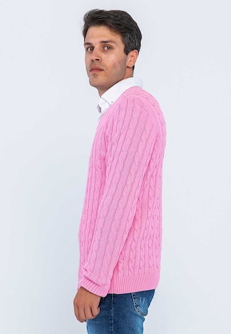 Pull-over 'Matteo' Giorgio di Mare en rose