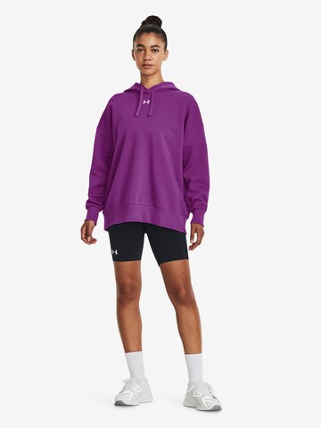 UNDER ARMOUR Sportief sweatshirt 'Rival' in Lila