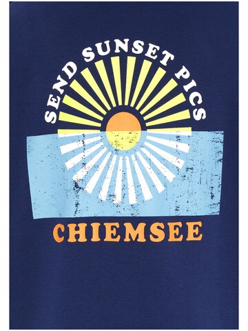 CHIEMSEE Zip-Up Hoodie in Blue