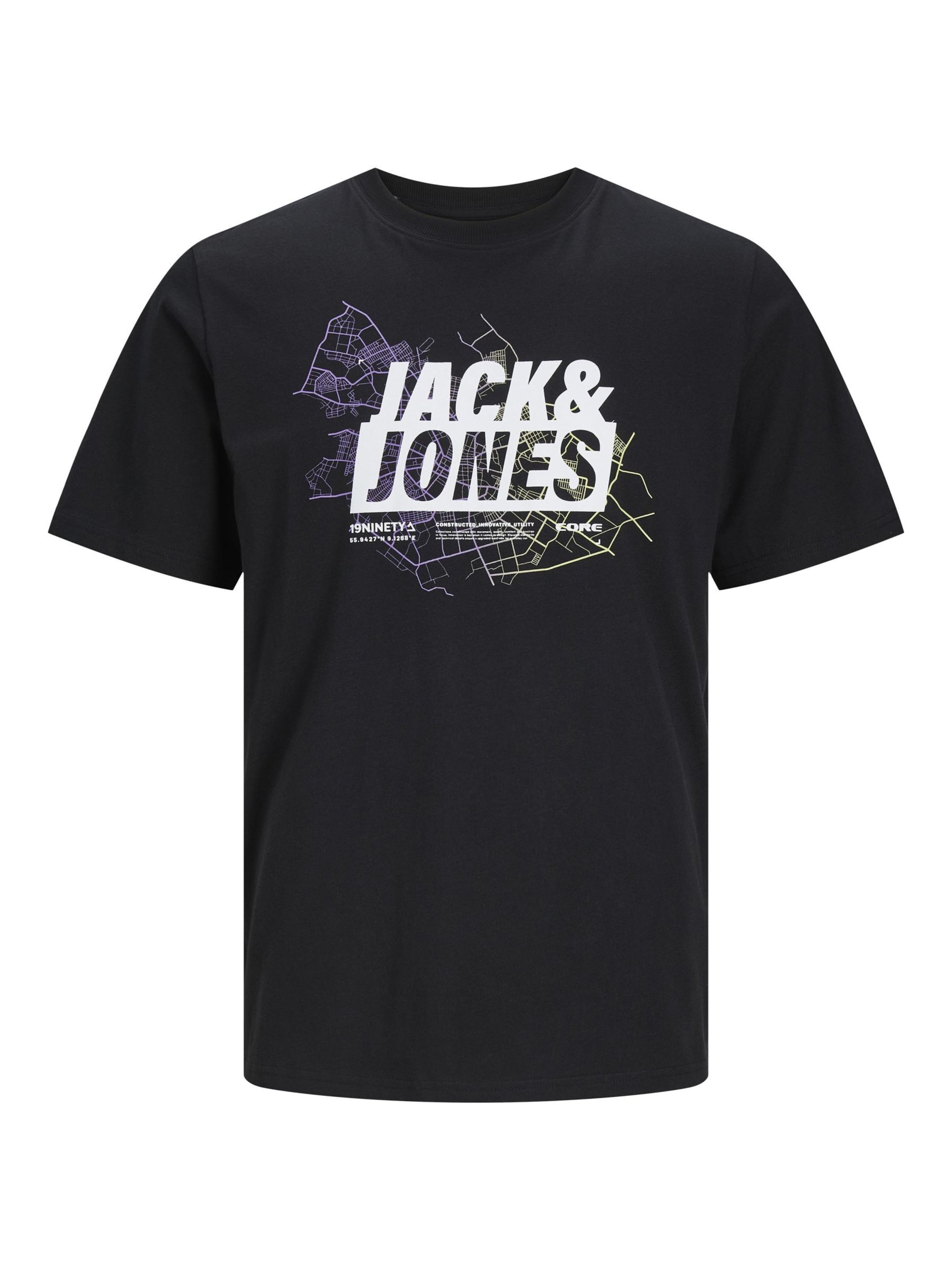 JACK & JONES Shirt in Zwart: voorkant