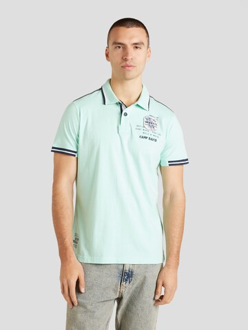 CAMP DAVID - Camiseta en verde: frente