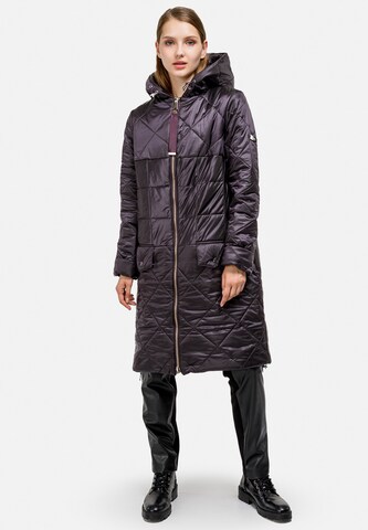 Manteau d’hiver HELMIDGE en violet : devant