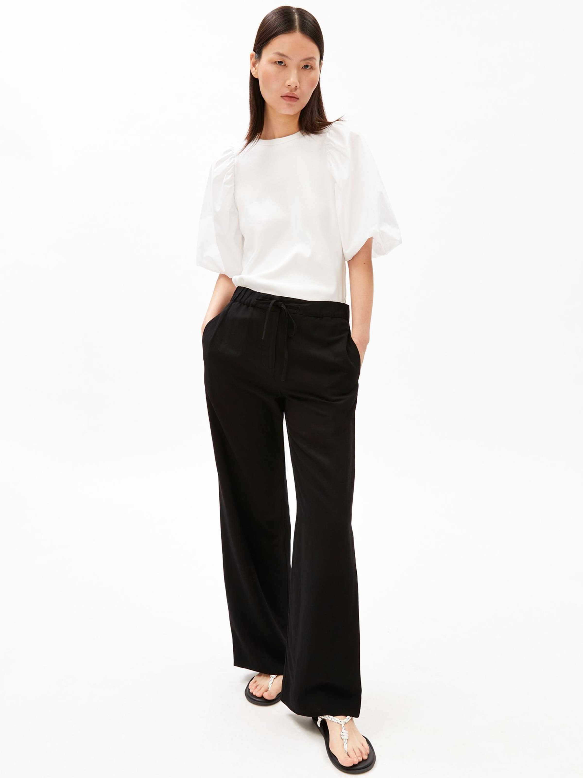 ARMEDANGELS Loosefit Broek in Zwart