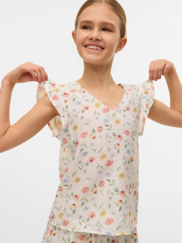 Chemisier 'VMJosie' Vero Moda Girl en blanc : devant