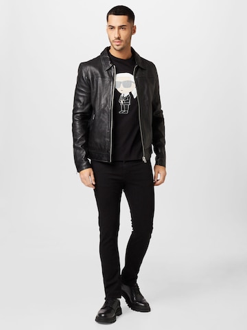 Karl Lagerfeld Regular Jeans in Zwart