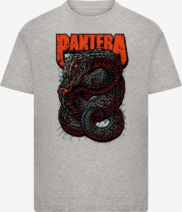F4NT4STIC Shirt 'Pantera Venomous Snake' in Grijs: voorkant