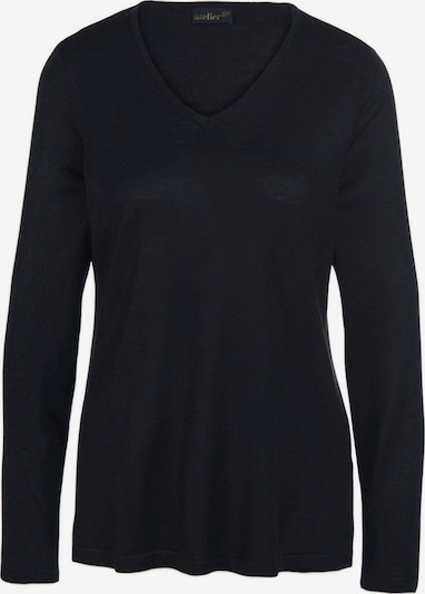 Goldner Pullover in schwarz, Produktansicht