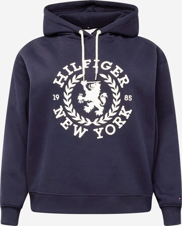 Tommy Hilfiger Curve Sweatshirt in Blue: front