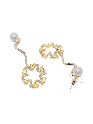 AVANT-GARDE PARIS - Pendientes 'Janaka' en amarillo