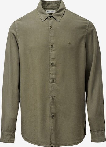 Salsa Jeans Button Up Shirt in Green: front