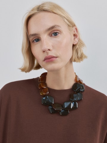 MANGO Majica 'SEVILLA' | rjava barva