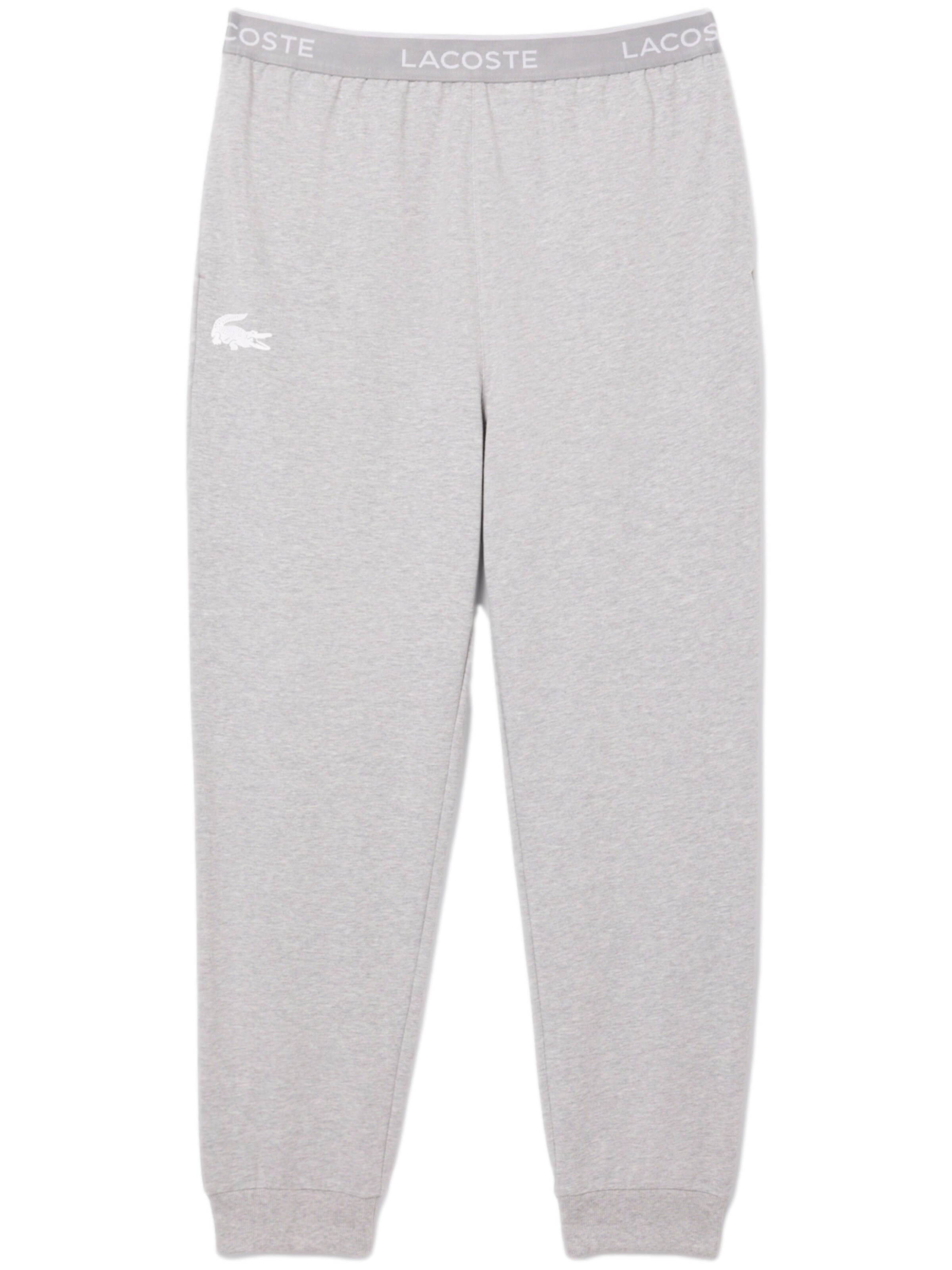 Pantalon de pyjama LACOSTE en gris : devant