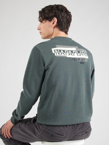 NAPAPIJRI Sweatshirt 'B-FORNET' i grøn: forside