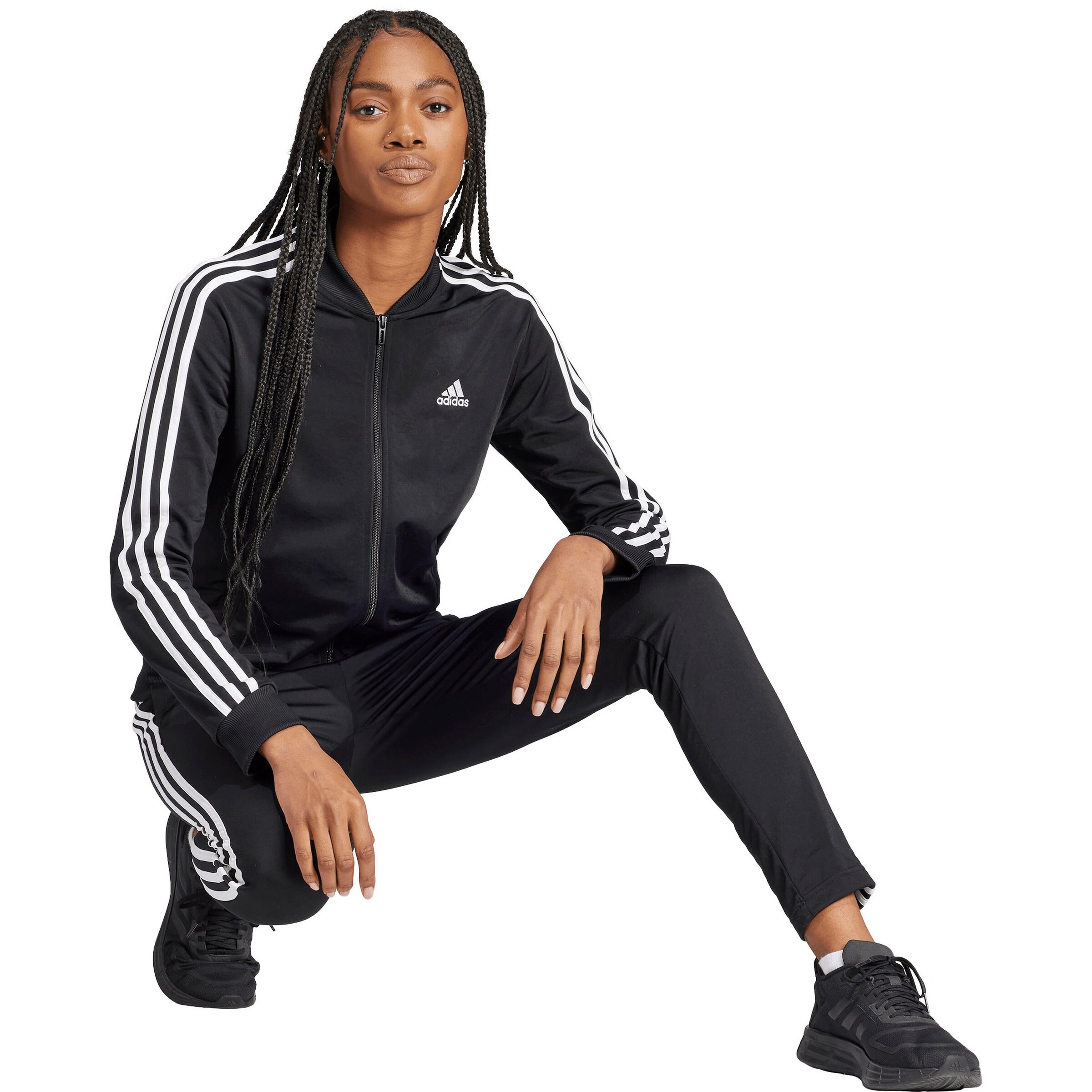 ADIDAS SPORTSWEAR Strój treningowy 'Essentials' w kolorze czarny