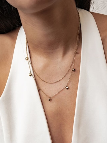 Hey Happiness - Cadena 'Heart Layers' en oro