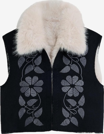 Desigual - Chaleco en negro: frente