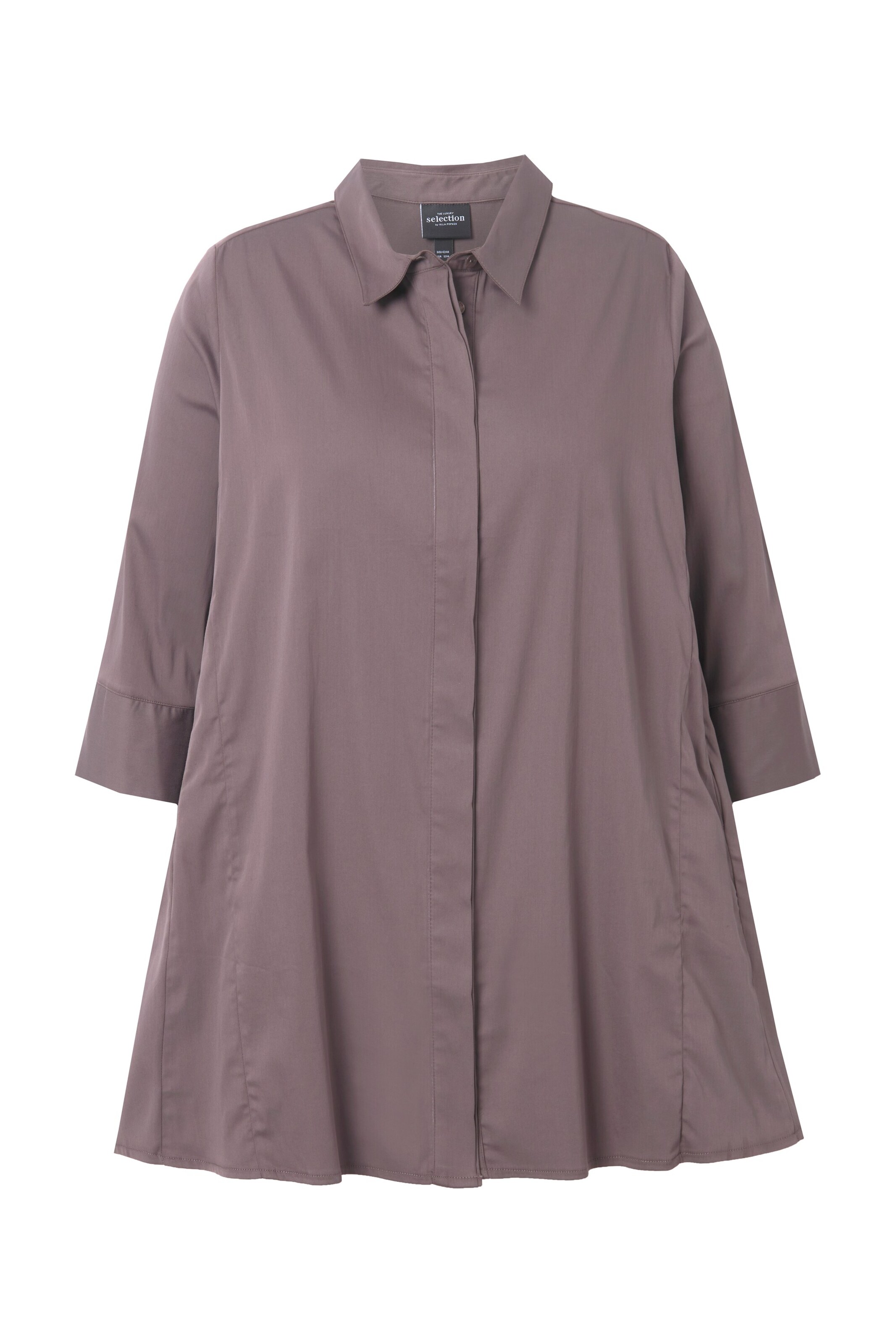 Ulla Popken Bluse in Lila: Vorderseite