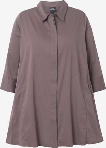 Ulla Popken Blouse in Purple: front