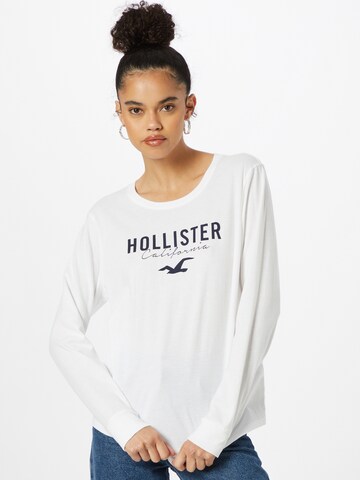 HOLLISTER Футболка в Белый: спереди