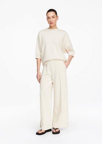 Wide Leg Pantalon COMMA en beige