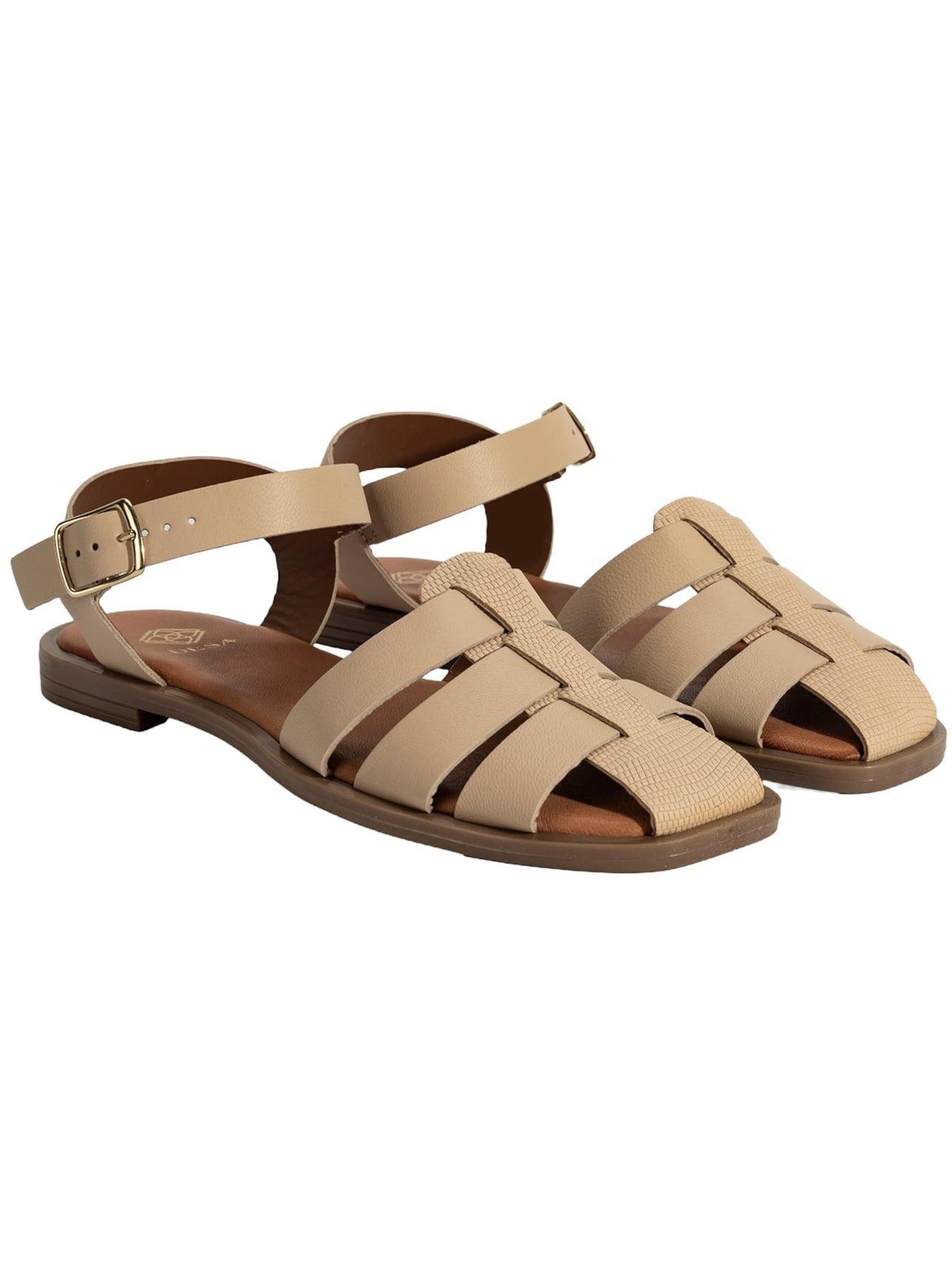 Desa Sandals 'Sandalen' in Beige: front