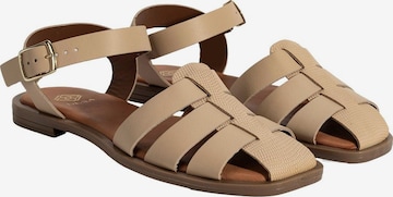 Desa Sandals 'Sandalen' in Beige: front