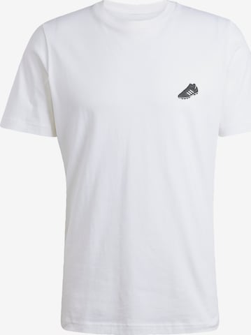 T-Shirt fonctionnel 'Copa' ADIDAS PERFORMANCE en blanc : devant