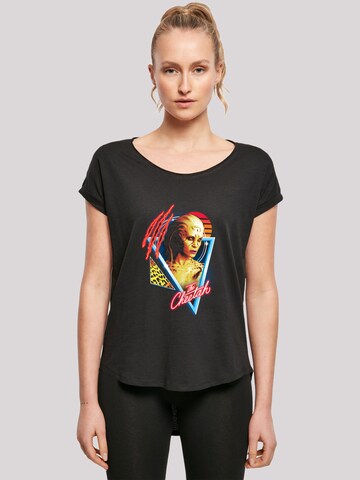 F4NT4STIC Shirt 'DC Comics Wonder Woman 84 Cheetah' in Zwart: voorkant