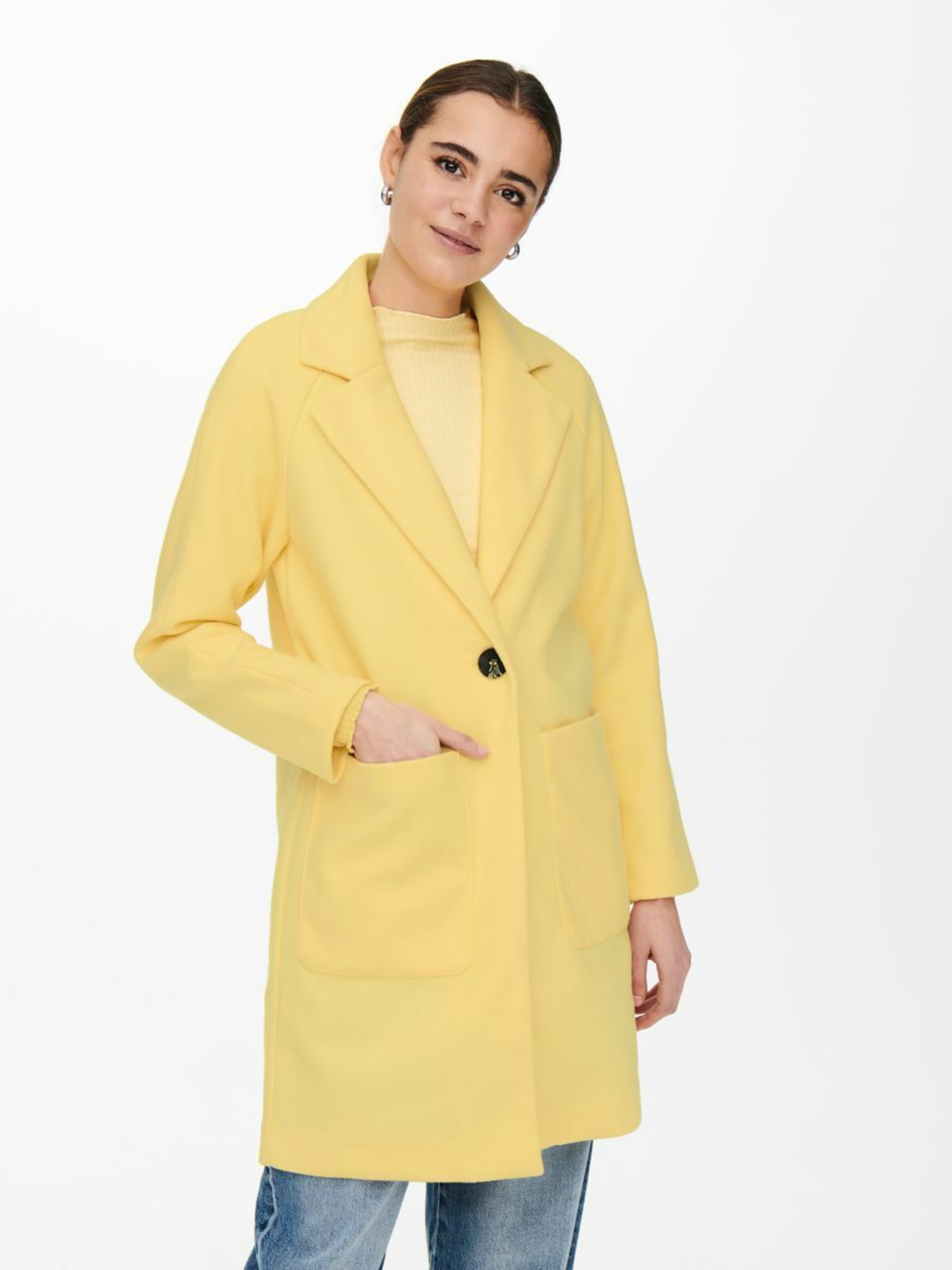 olga boiled wool topcoat