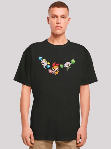 F4NT4STIC Shirt 'Powerpuff Girls Cheerleaders' in Black: front