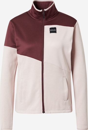 COLUMBIA Sportsweatjacke in beere / rosa, Produktansicht