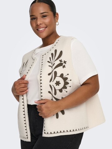 ONLY Carmakoma Bodywarmer in Wit