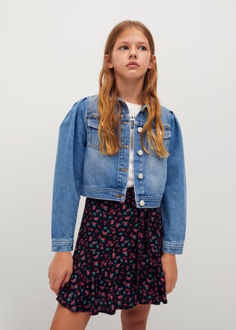 MANGO KIDS Between-Season Jacket 'Ball' in Blue: front