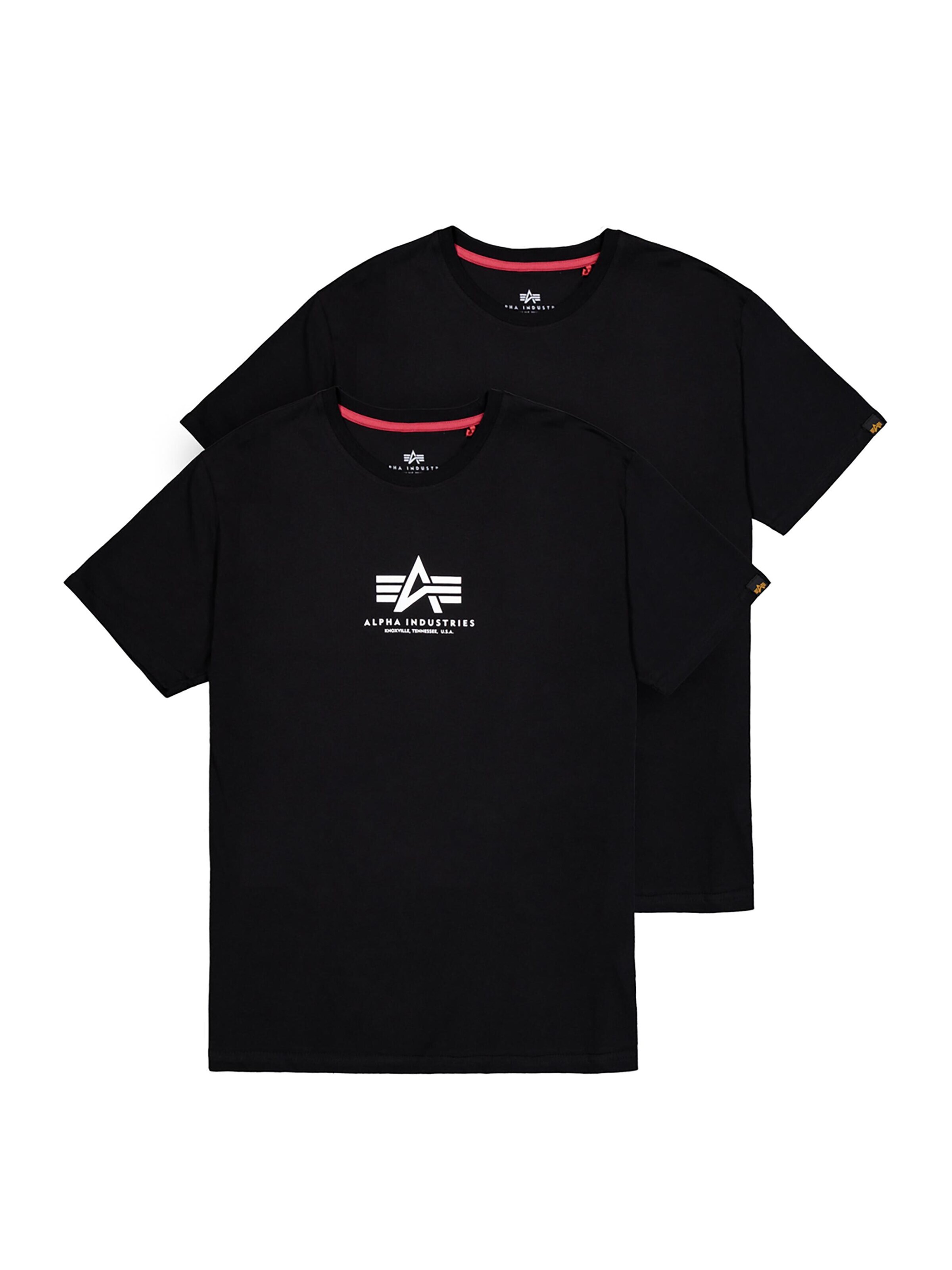 ALPHA INDUSTRIES Shirt‌‌‌‌‌‌‌‌ in Schwarz: Vorderseite