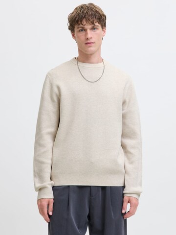 JACK & JONES Sweater 'Blamilano' in Beige